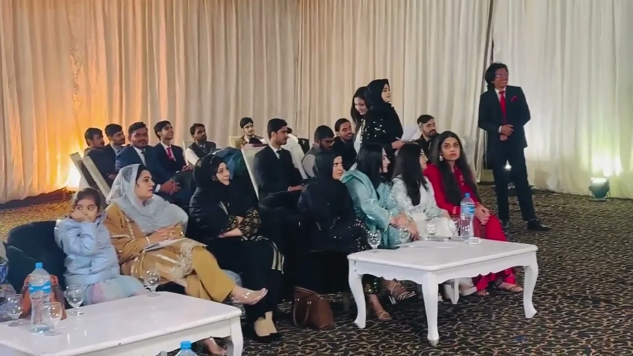 CEMB students gathered for the Director's message