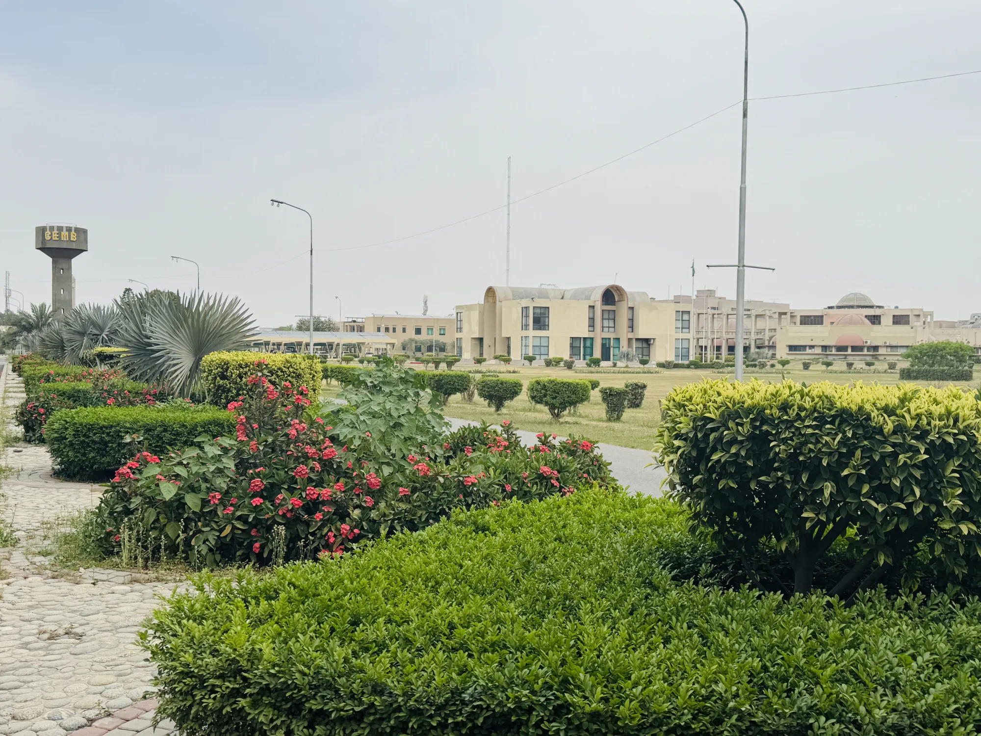 CEMB main building and landscaped gardens