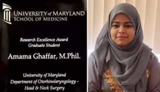 CEMB Scholars Shine: Research Excellence Awards from University of Maryland