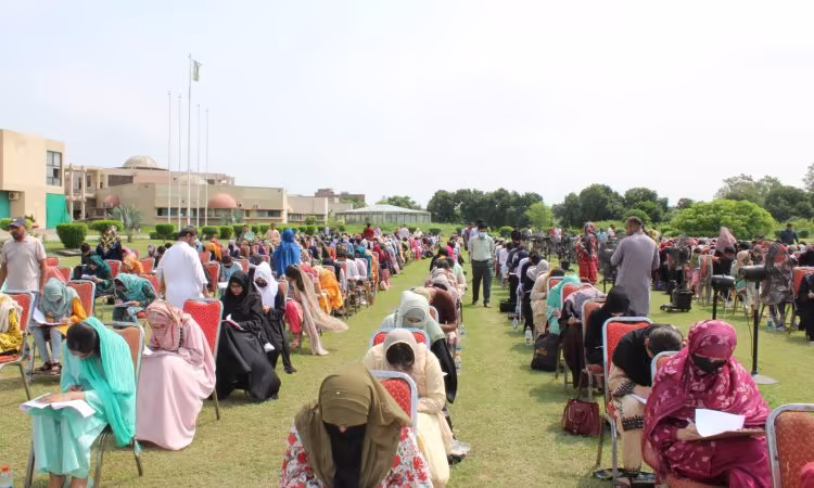 CEMB, University of the Punjab conducted its admission test for M.Phil and Ph.D. programs on 21st August 2024, with a remarkable turnout of around 700 candidates