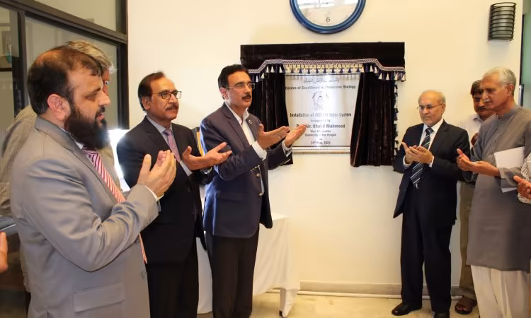 Inauguration of 400 kW Solar System Installation at Centre of Excellence in Molecular Biology
