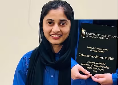 CEMB Scholar Shines Again: Research Excellence Award from the University of Maryland