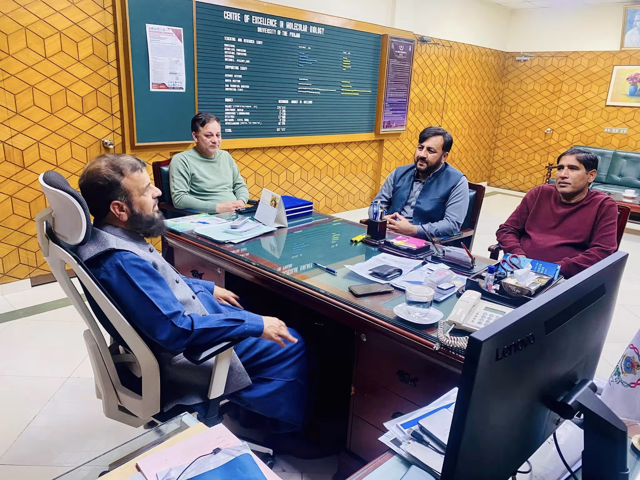 QAU Delegation Explores Research Collaboration with CEMB